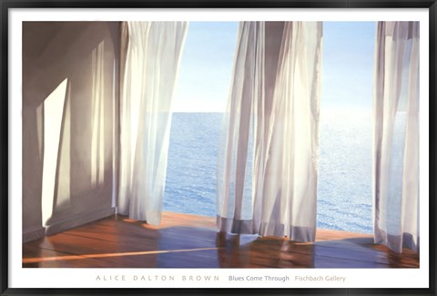 Framed Blues Come Through Print