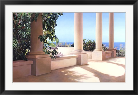 Framed Island Columns Print