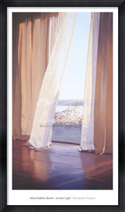 Framed Amber Light Print