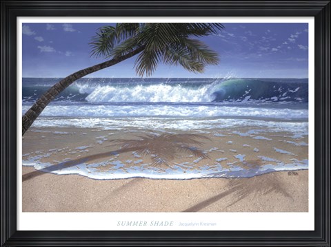 Framed Summer Shade Print