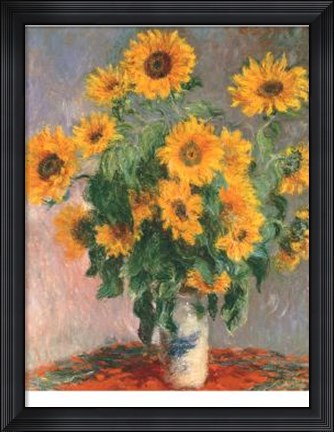 Framed Sunflowers Print