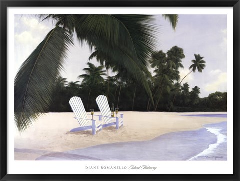 Framed Island Hideaway Print