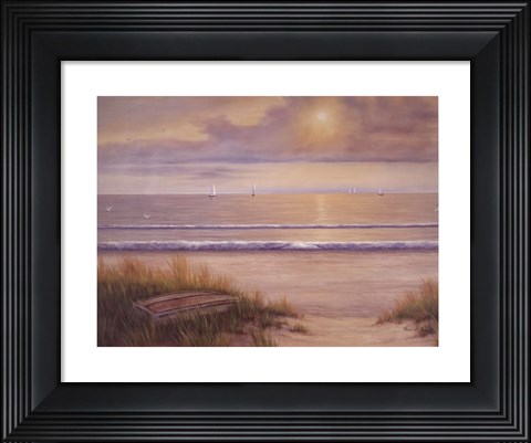 Framed Ocean Surf Print