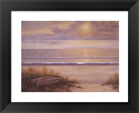 Framed Ocean Surf Print