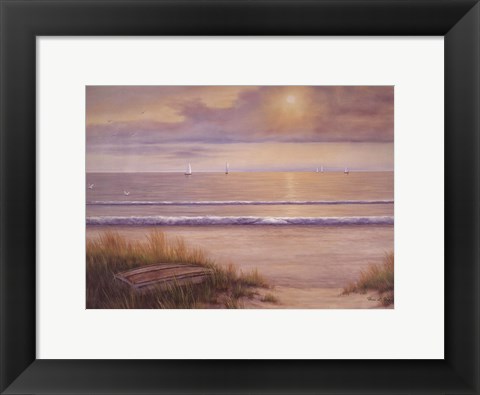 Framed Ocean Surf Print