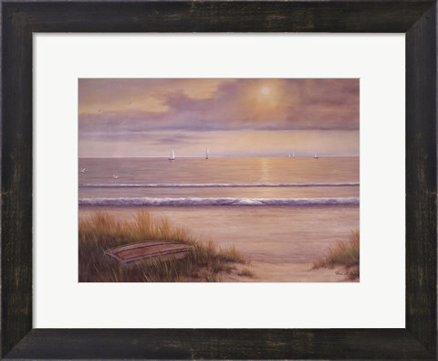 Framed Ocean Surf Print