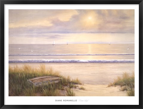 Framed Ocean Surf Print