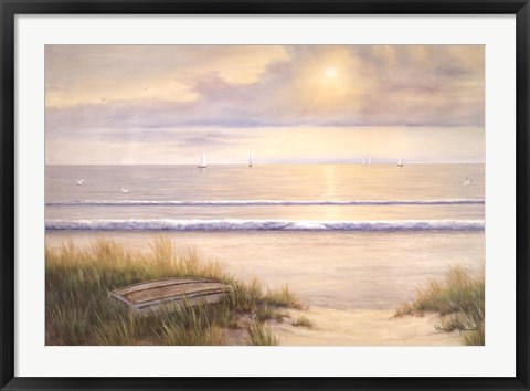 Framed Ocean Surf Print