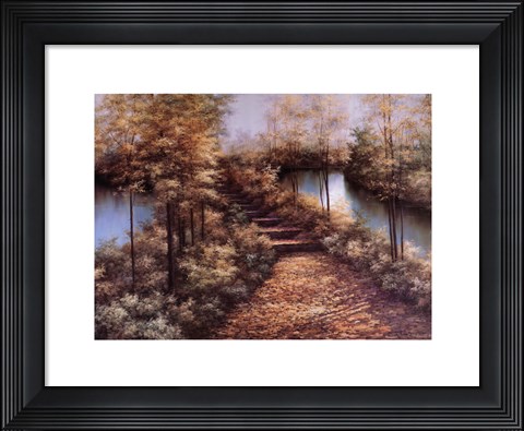 Framed Autumn Leaves Print