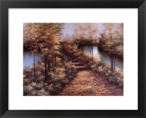 Framed Autumn Leaves Print