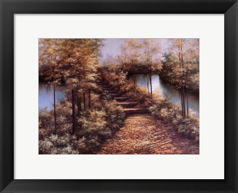 Framed Autumn Leaves Print