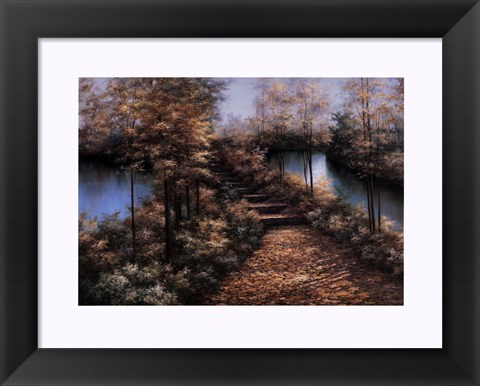 Framed Autumn Leaves Print