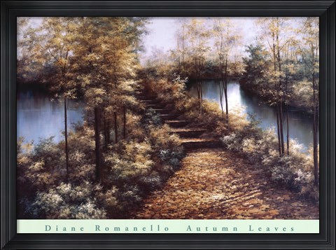 Framed Autumn Leaves Print