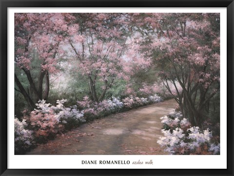 Framed Azalea Walk Print