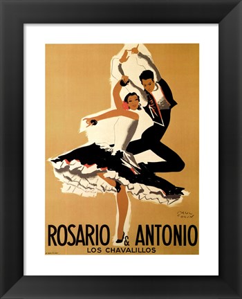 Framed Rosario &amp; Antonio, 1949 Print