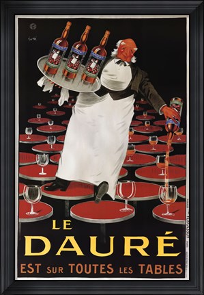 Framed Le Daure Print