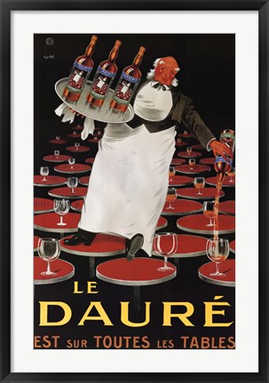 Framed Le Daure Print