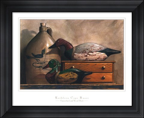 Framed Canvasback and Wood Duck Print