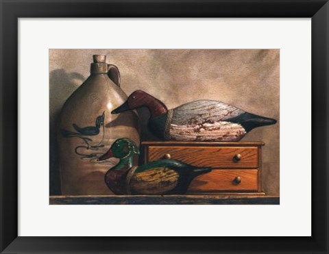 Framed Canvasback and Wood Duck Print