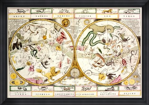 Framed Atlas Maritimus Print