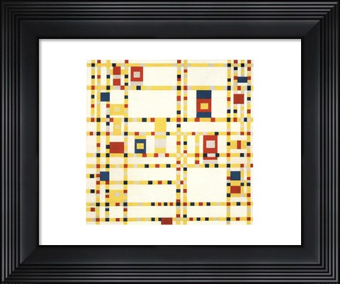 Framed Broadway Boogie Woogie Print