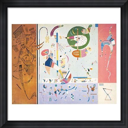 Framed Parties Diverses Print