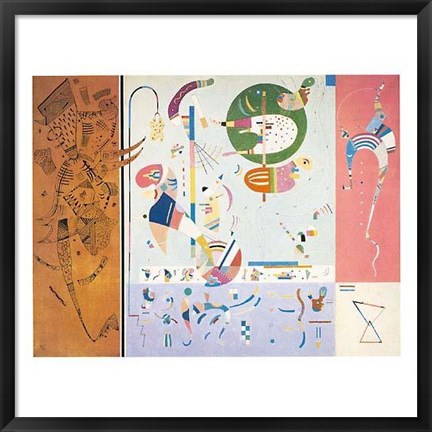 Framed Parties Diverses Print