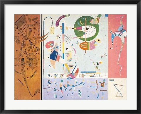 Framed Parties Diverses Print
