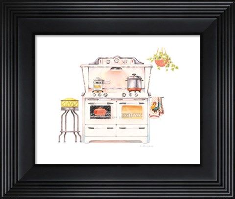 Framed Cookin&#39; with Chrome Print