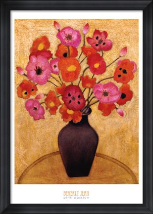 Framed Pink Passion Print