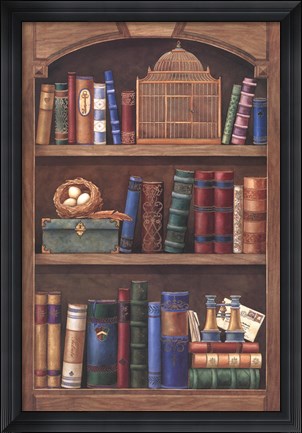Framed Literature II Print