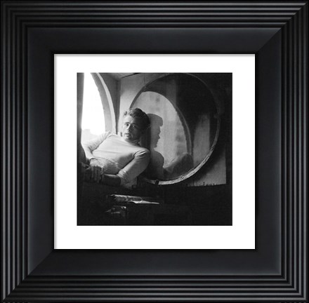 Framed James Dean, New York, c.1954 Print