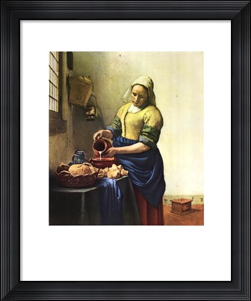 Framed Milkmaid, The Print
