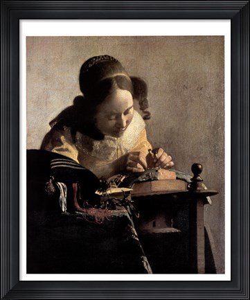 Framed Lacemaker Print