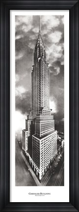 Framed Chrysler Building Print