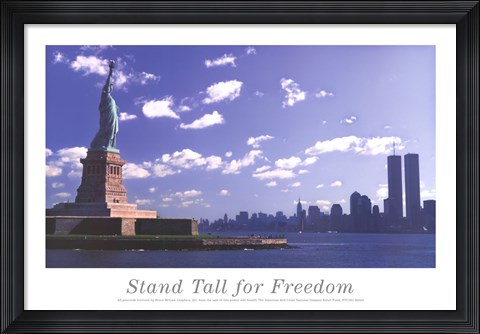 Framed Stand Tall for Freedom Print