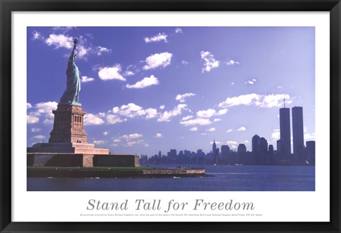 Framed Stand Tall for Freedom Print