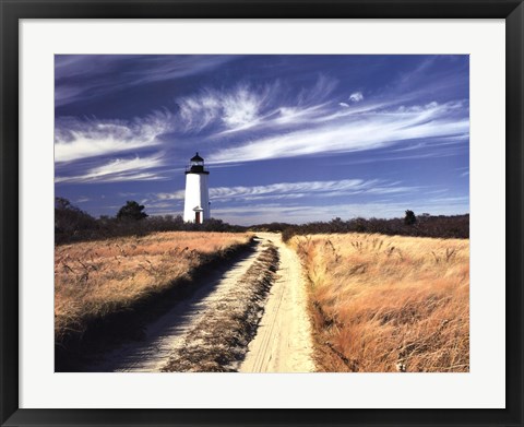 Framed Cape Poge Lighthouse Print