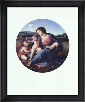 Framed Alba Madonna, c.1514 Print