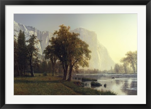 Framed El Capitan, Yosemite Valley, California, 1875 Print