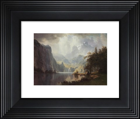Framed In the Mountains Print