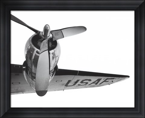 Framed Eisenhower's Airforce One Print