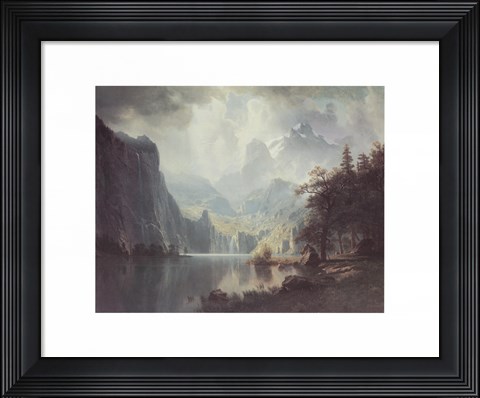 Framed In the Mountains Print