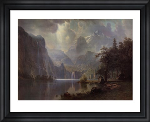 Framed In the Mountains Print