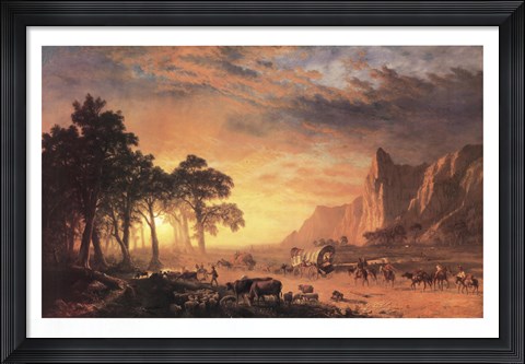 Framed Oregon Trail, The Print