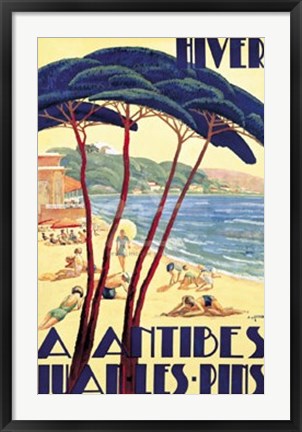 Framed Antibes/Hiver, ca. 1930 Print