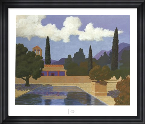 Framed Bell Tower Print