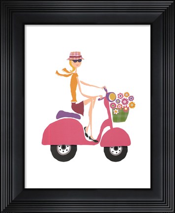 Framed Town Excursion Print