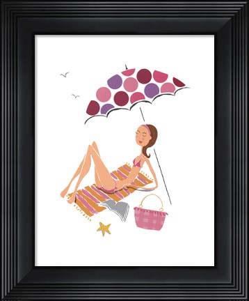 Framed Beach Escape Print