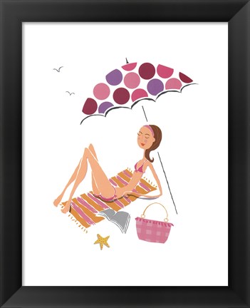 Framed Beach Escape Print